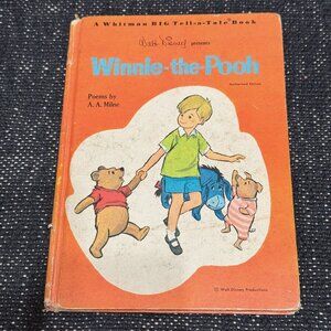 Walt Disney presents Winnie-the-Pooh Hardcover, Poems by A.A. Milne Vintage 1965
